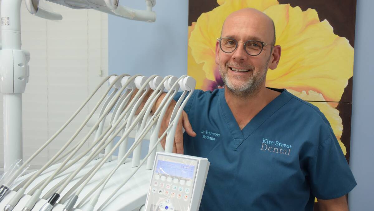 NOT SO SCARY: Orange dentist Dr Francois Bothma says prevention is better than cure. 