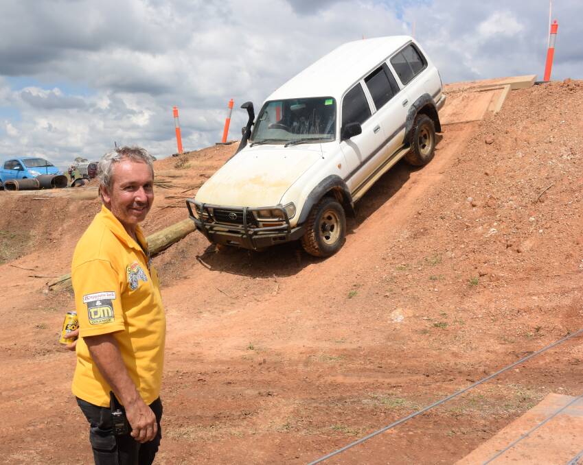 OFF BEATEN TRACK: Canobolas 4WD Club president Neville Barden was at the Central West Caravan, Camping and Outdoor Expo. 