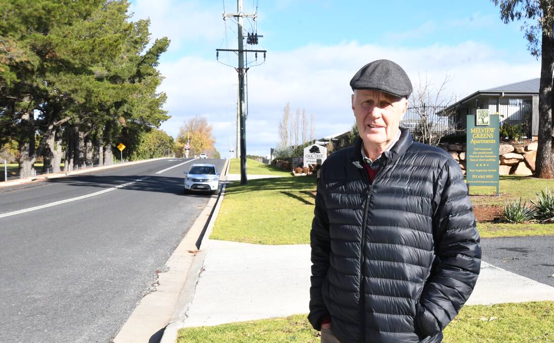 GO WEST: Neil Jones wants the Southern Feeder Road moved away from Ploughmans Lane. Photo: JUDE KEOGH