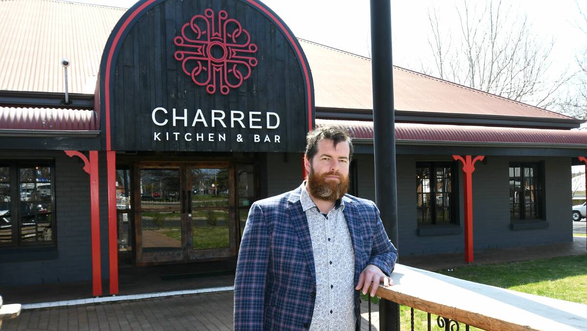 RECOMMENDED: David Collins says a review nominated Charred for a hospitality award. Photo: CARLA FREEDMAN