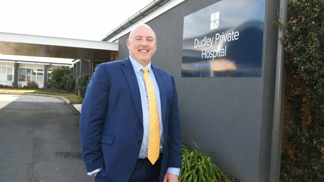 NEW BOSS: Dudley Private Hospital CEO Paul McKenna. Photo: JUDE KEOGH 0803jkdudley3