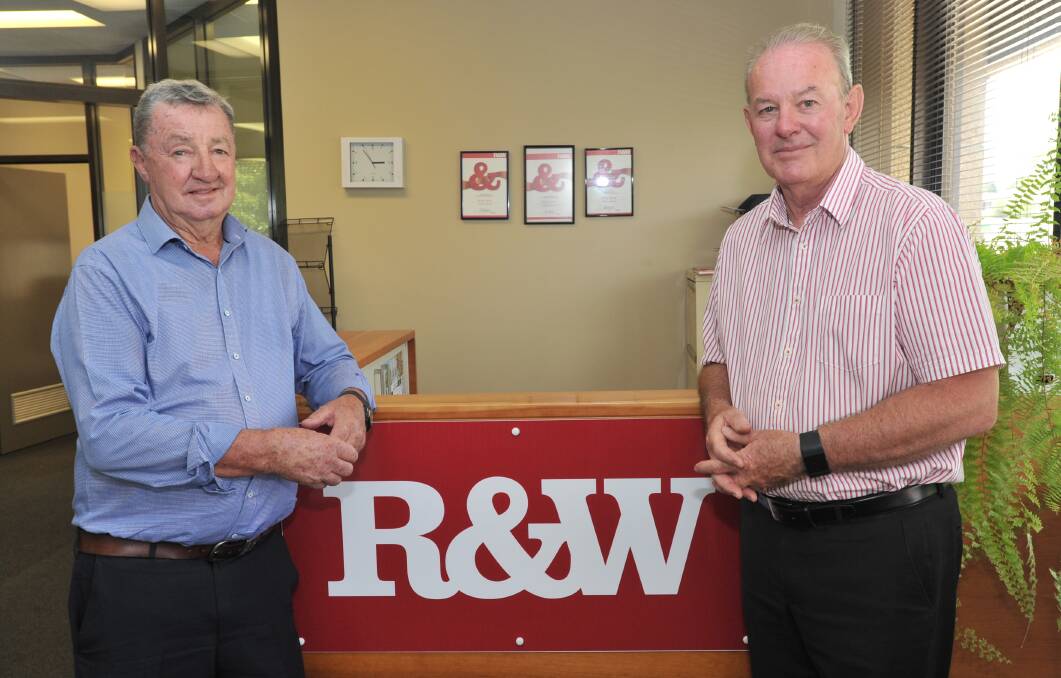 SAME PROFILE: Richardson and Wrench's Joe Gander and Greg Toner at their Summer Street premises.