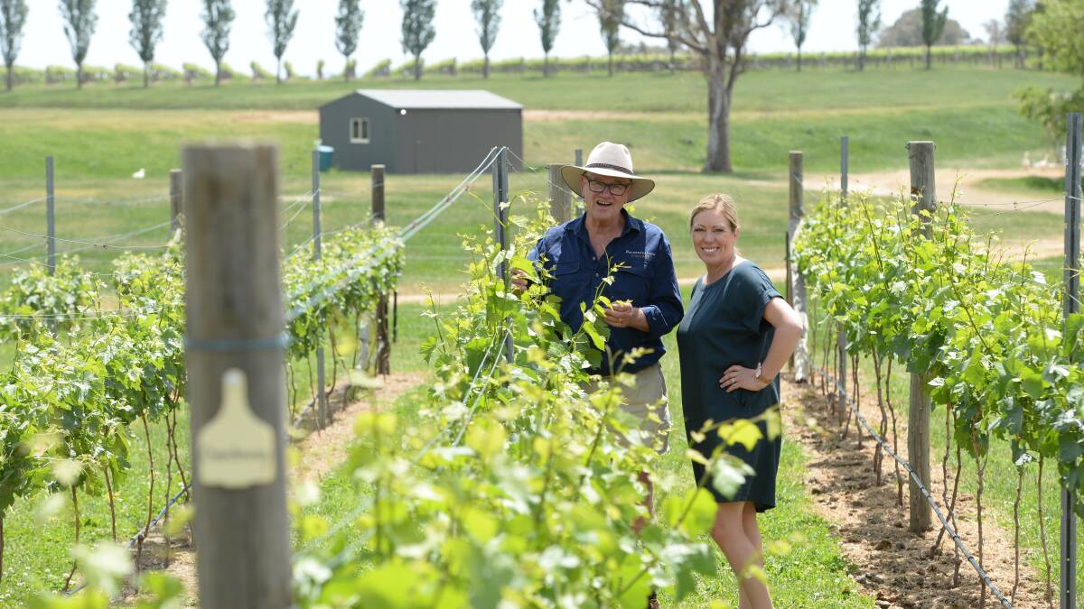 CATERING FOR KIDS: Heifer Station Wines' Phil and Michelle Stivens. 