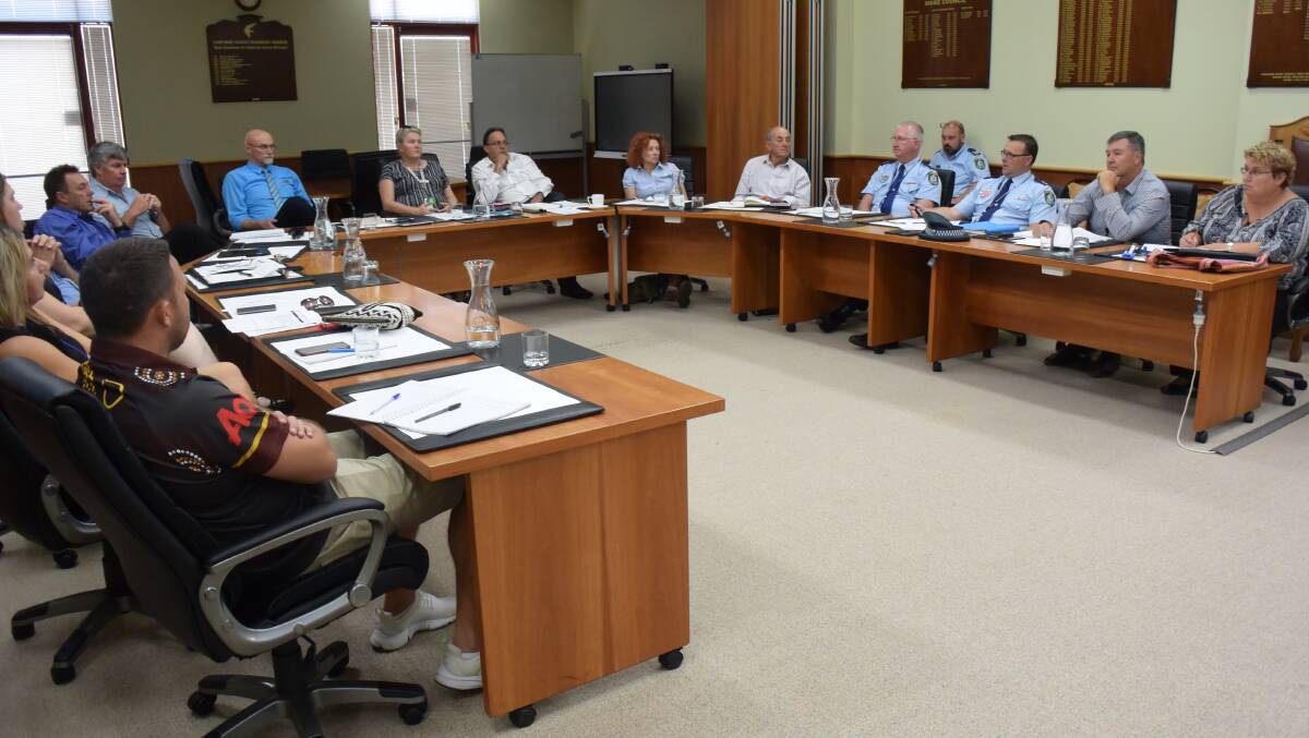 Thursday's safety precinct committee forum in Molong.