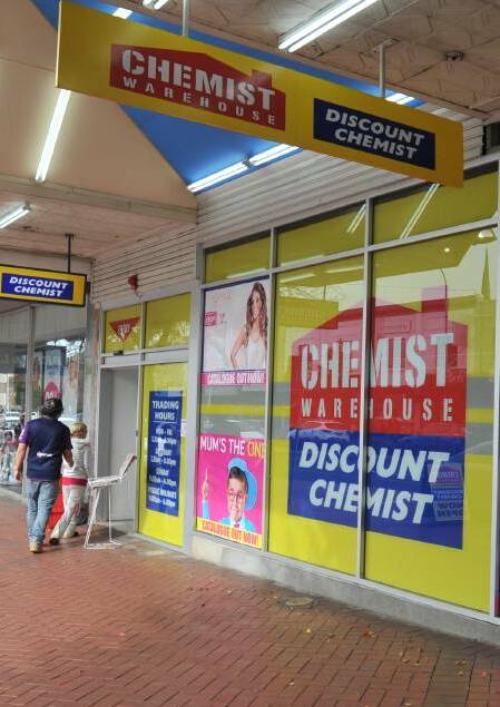 NOT PAID FOR: Tablets were taken from Chemist Warehouse. 