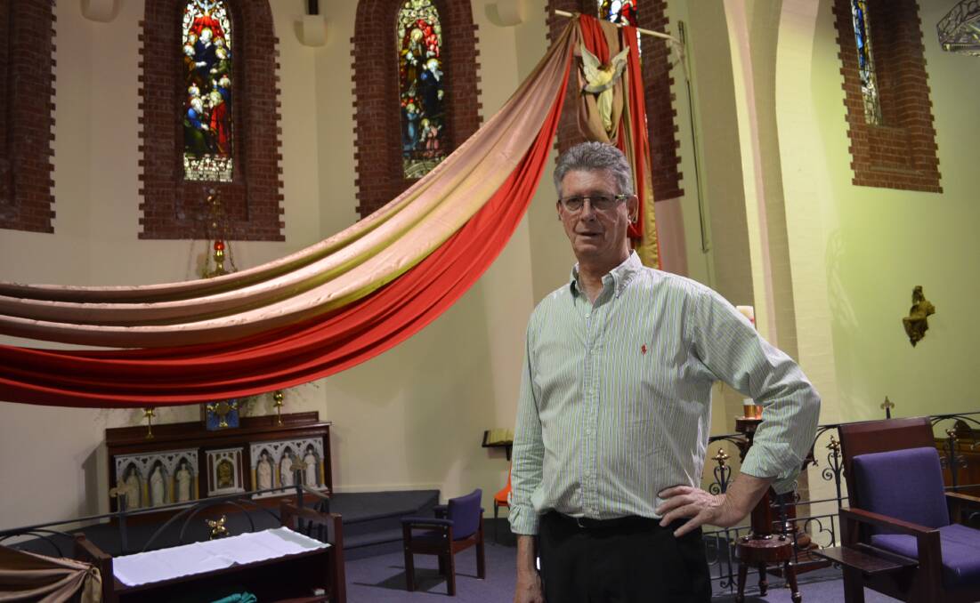 DEPARTING: Father Garry McKeown will leave the Catholic Parish of St Mary and St Joseph’s to take up a position in Lithgow. Photo: DANIELLE CETINSKI 1230dcmckeown1