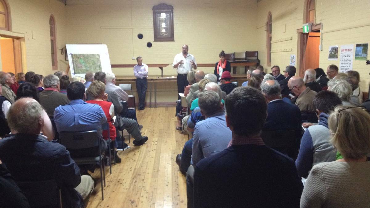 Orange City Council held a community meeting on the airport proposal in 2015. 