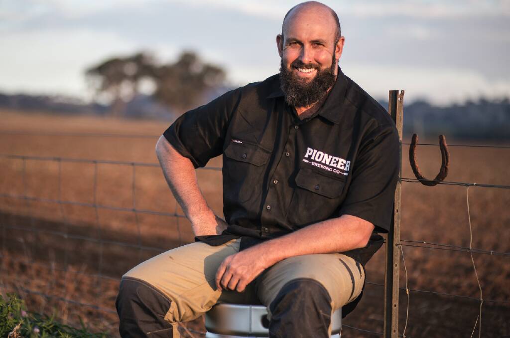 LOOKING OUT FOR MATES: Pioneer Brewing brewer Peter Gerber.