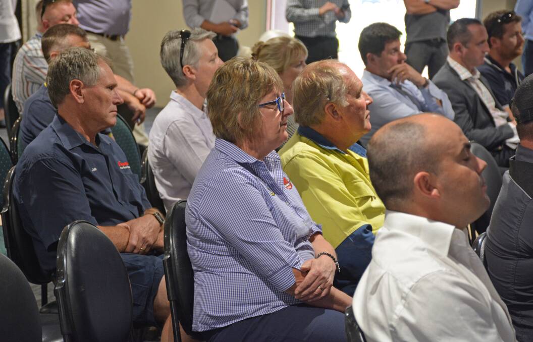 WRAP-UP: Business owners gathered to hear about the current water situation. Photo: SUPPLIED