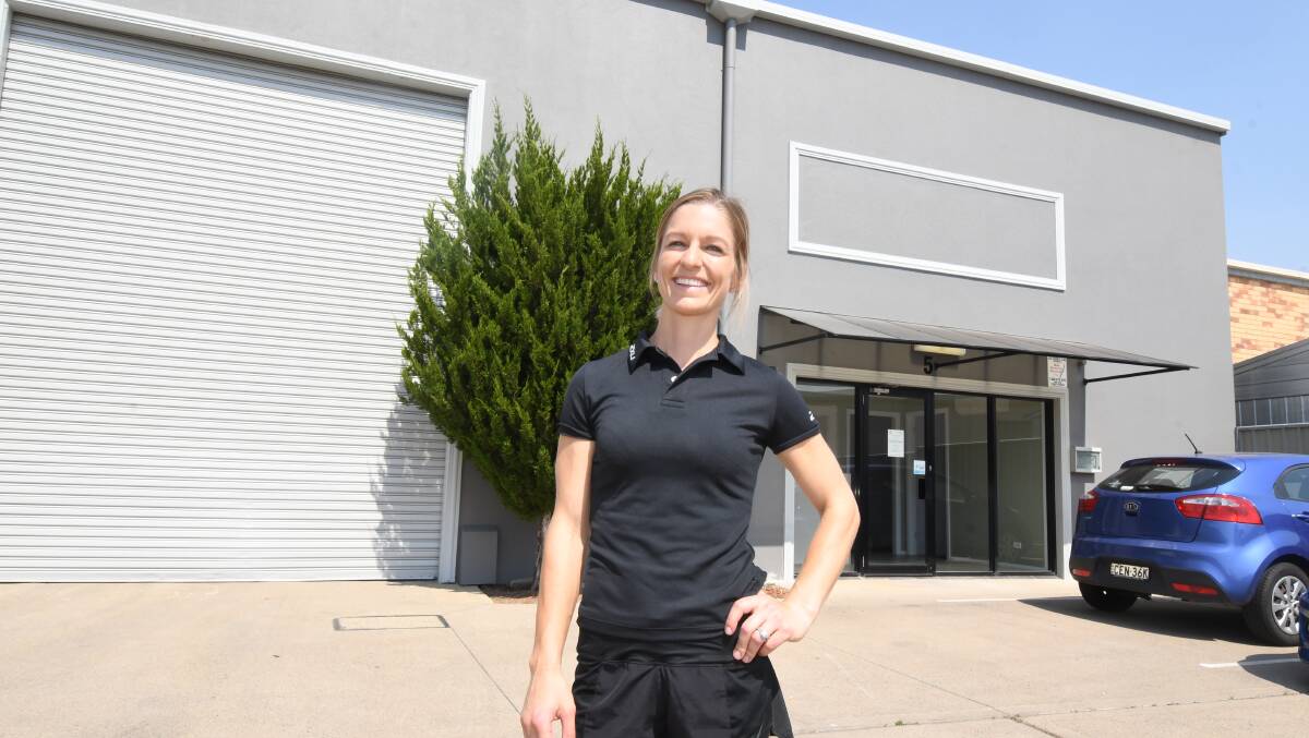 BUSINESS HOPES: Sam McPaul recently returned from Newcastle to open her own gym. Photo: JUDE KEOGH
