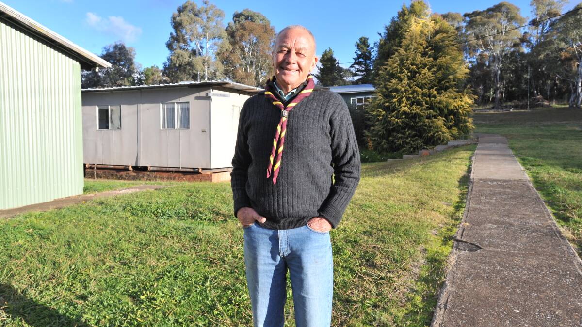 POSITIVE STEP: Councillor Russell Turner is looking forward to upgrades at Canobolas Scout Camp. Photo: JUDE KEOGH 0525jkscout2