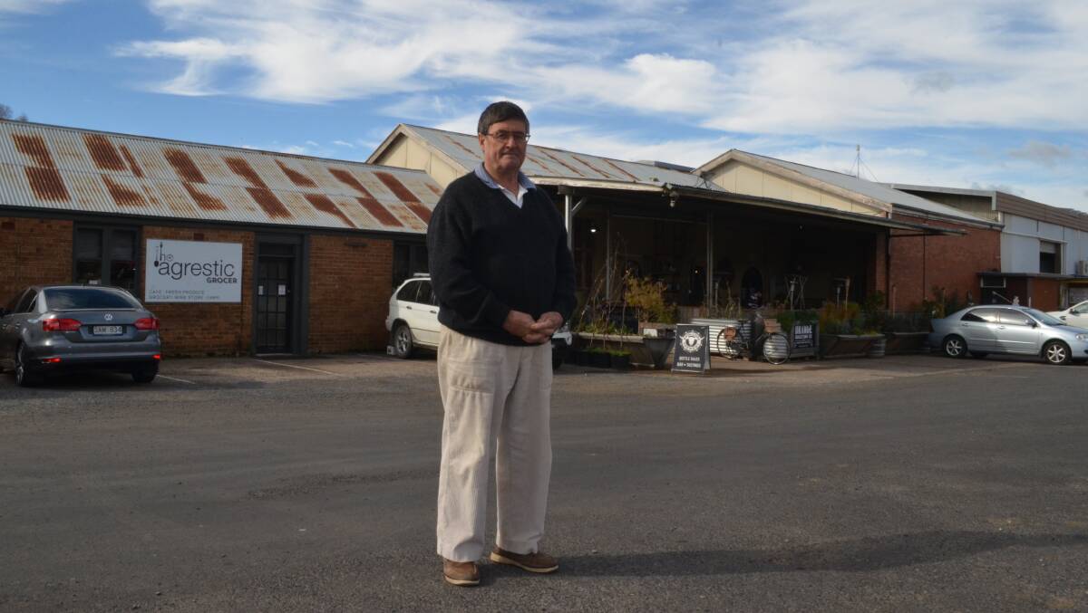 FARMERS MARKET VISION: Totally Local's Graham Smith says an expansion at the Mitchell Highway site will showcase the best of Orange's produce. Photo: DANIELLE CETINSKI