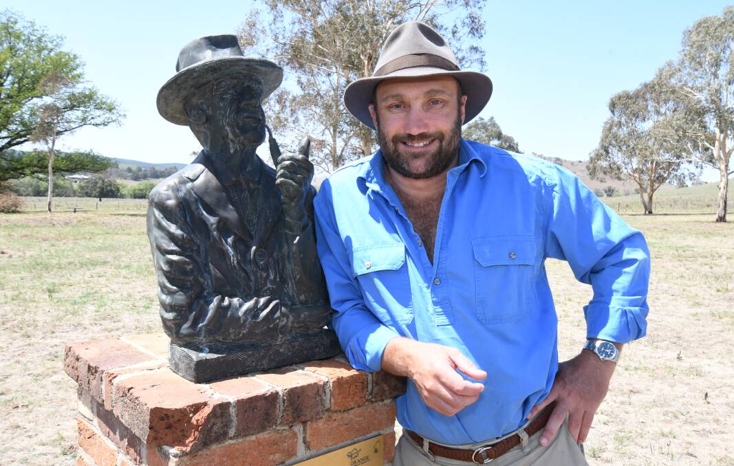 WAY WITH WORDS: Scott Barrett won last year's Banjo Paterson Poetry Competition. Photo: JUDE KEOGH 