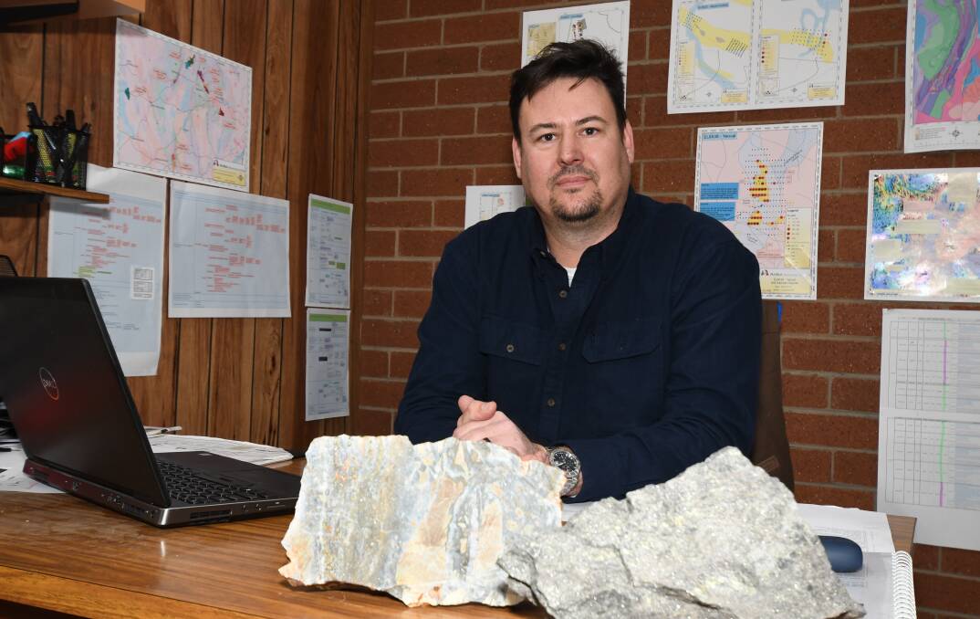 PATH TO DISCOVERY: Geology superintendent Johan Lambrechts is looking forward to continuing resources exploration.