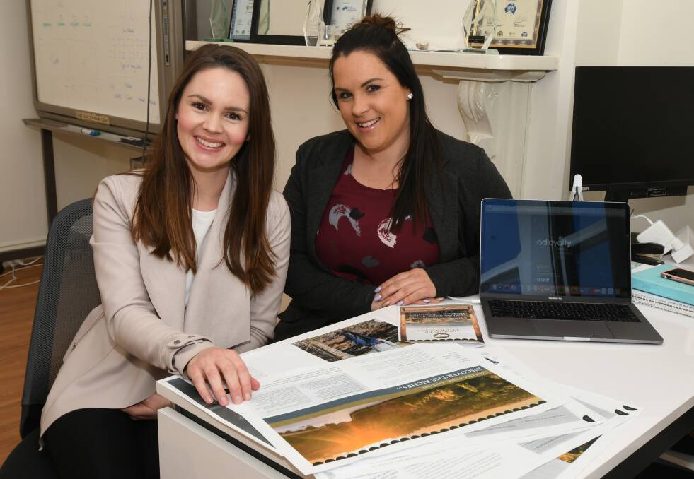 NEW DIGS: Dannielle Jenkins and Tamara Pearson will open their new office in Orange on Thursday. Photo: JUDE KEOGH.0808jkadloyalty1