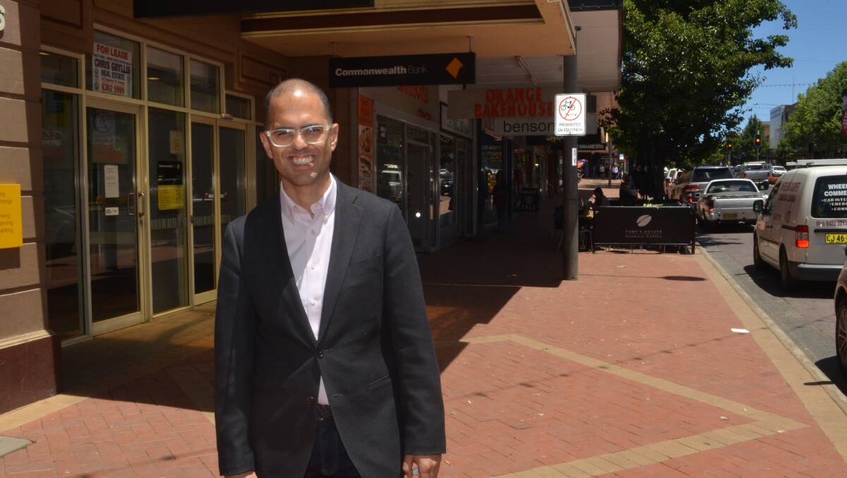 ON THE GROUND: Opposition spokesman for Finance and Small Business Daniel Mookhey.
