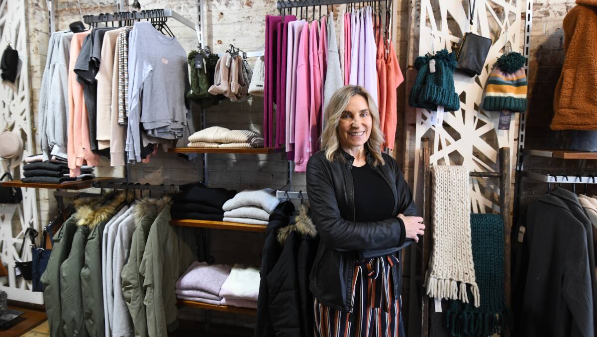 LOOKING ONLINE: Bobbies Clothing owner Melissa Gregory has been researching the best way to start an online store. Photo: JUDE KEOGH
