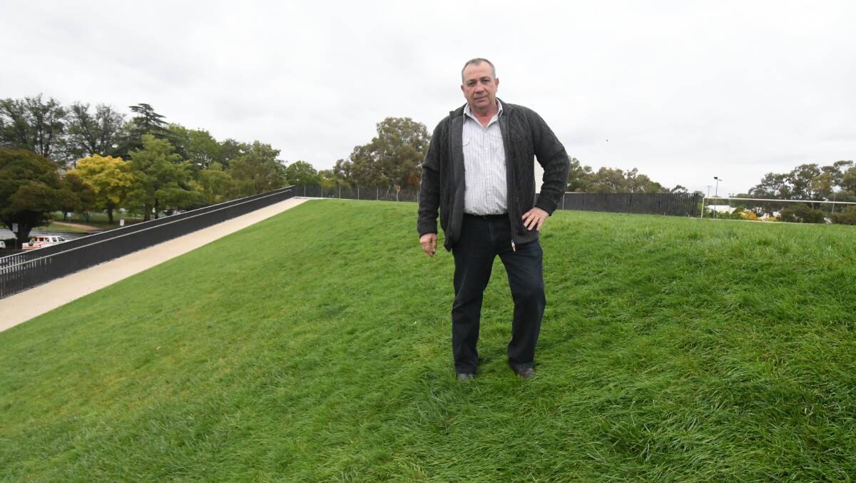 BAD LOOK: Deputy mayor Sam Romano says the line for watering should be drawn at the museum roof. Photo: JUDE KEOGH