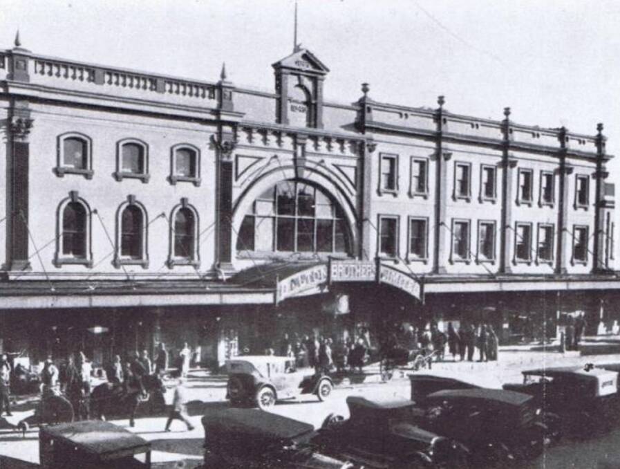 DAYS GONE BY: The Dalton Brothers building in the 1920s, which the restoration will refer to.