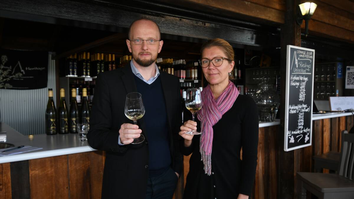 TASTING: Gad Pettersson and Marie Hultin at Highland Heritage, representing the sole Swedish chain allowed to sell alcohol higher than 3.5 per cent. Photo: CARLA FREEDMAN