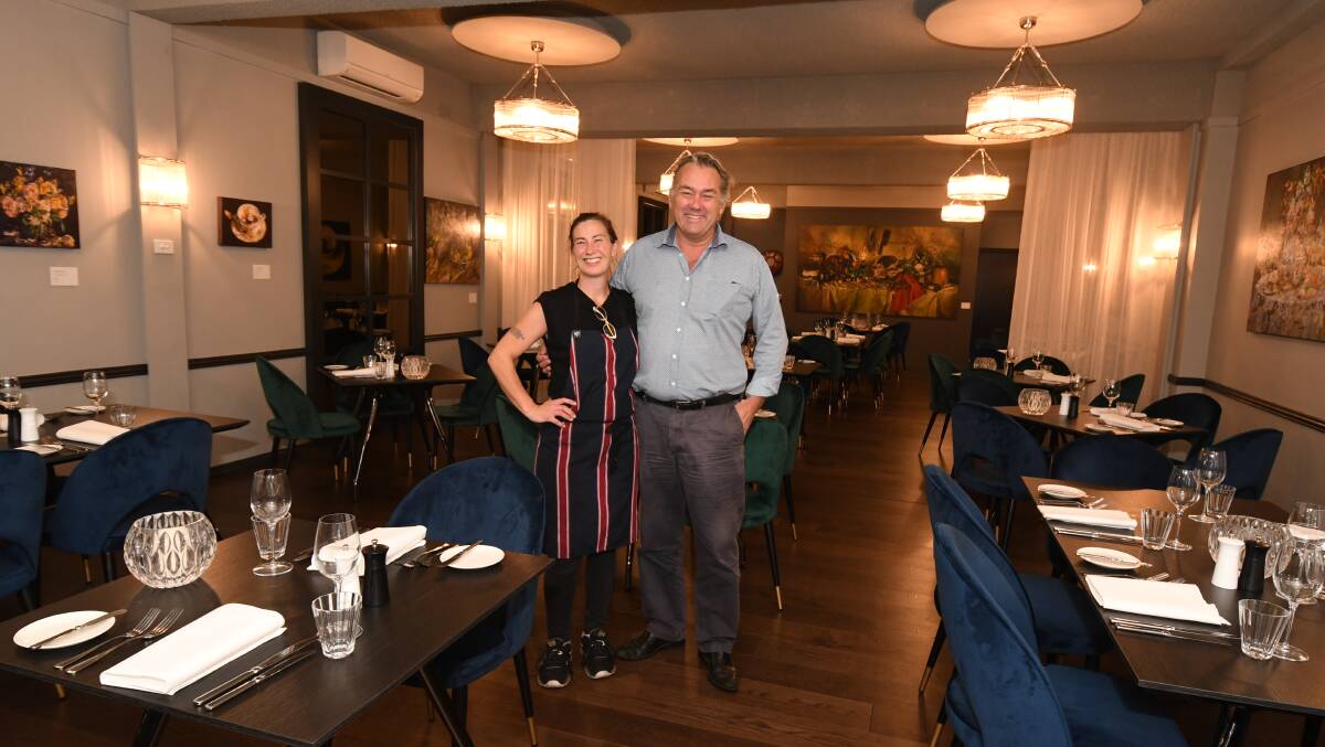 READY TO SERVE: Peacock Room chef Marika Oost and owner Espen Harbitz. Photo: JUDE KEOGH 0613jkpeacock1