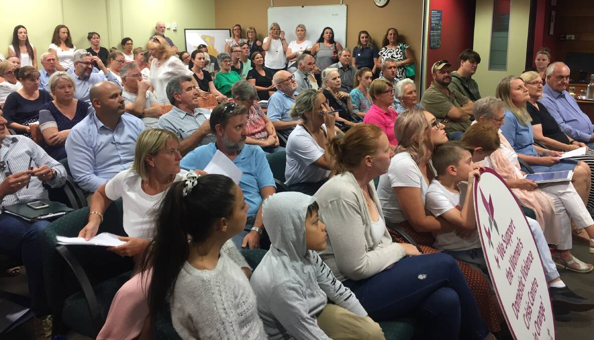 HOT-BUTTON ISSUE: There was a big crowd at Tuesday night's Orange City Council meeting.