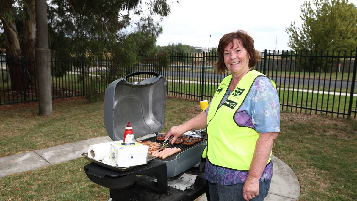 SAUSAGES SIZZLE: Clean Up Australia Day organiser Paula Townsend.