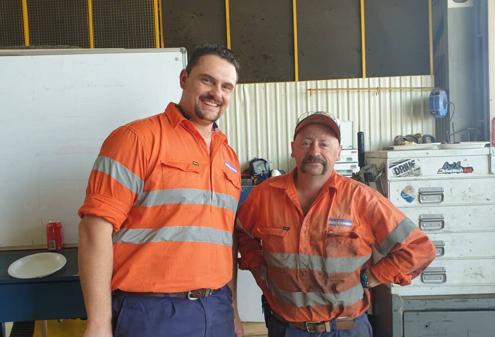 MO PROS: Whittaker Contracting's Jusuf Cufurovic and David Watson. Photo: SUPPLIED