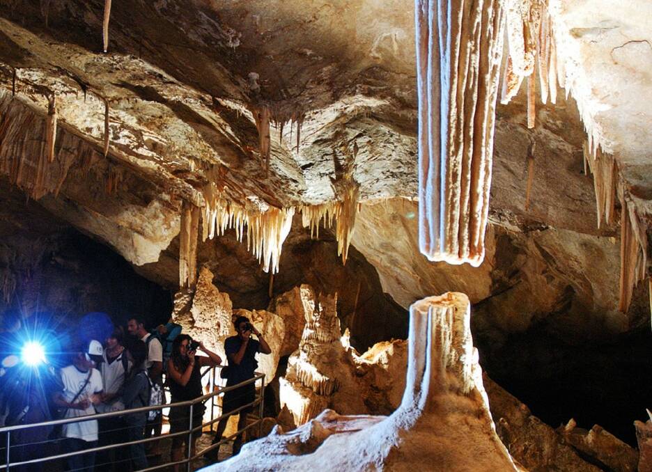 BREACH: Three men from western Sydney were stopped by police after visiting Jenolan Caves last week.