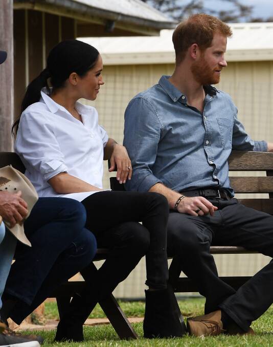 ON THE ROAD AGAIN: The Duke and Duchess of Sussex in Dubbo.