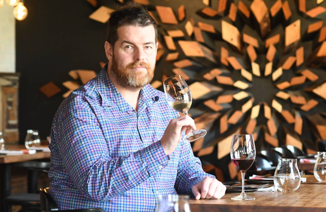 COLUMNIST: Charred restaurant manager and sommelier David Collins will be writing a regular column on wine in the Central Western Daily. Photo: JUDE KEOGH 0801jkdavidcollins9