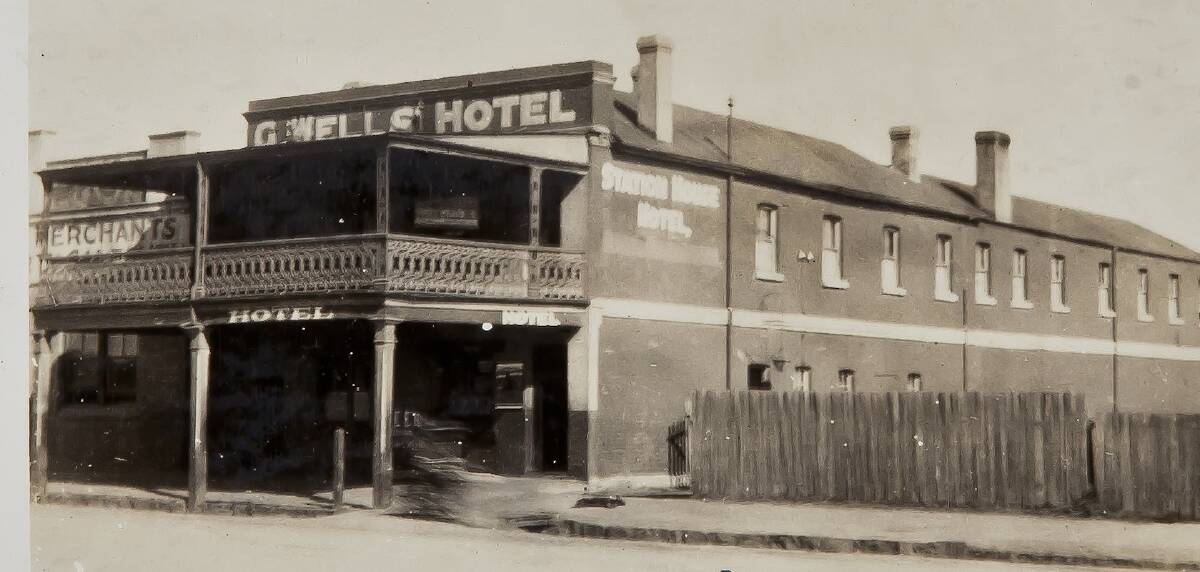 SOON TO CLOSE: The Station House Hotel had been on Peisley Street opposite the railway station for more than 50 years when this photo was taken in October 1930. Photo: ANU/Noel Butlin Archives Centre