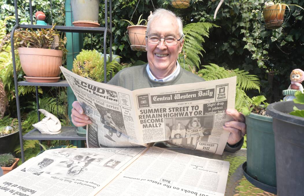 GREAT READ: Denis Gregory reflects on life as a journalist in Orange. Photo: JUDE KEOGH