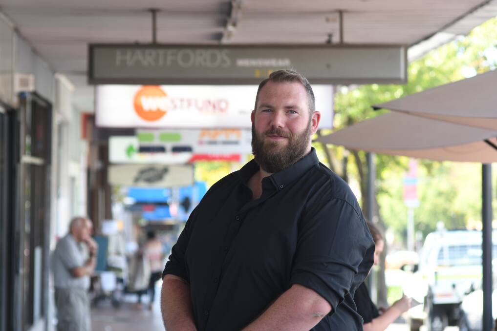 DECLARING INTEREST: Summer Street business operator Nic Drage is standing for council in September. Photo: JUDE KEOGH