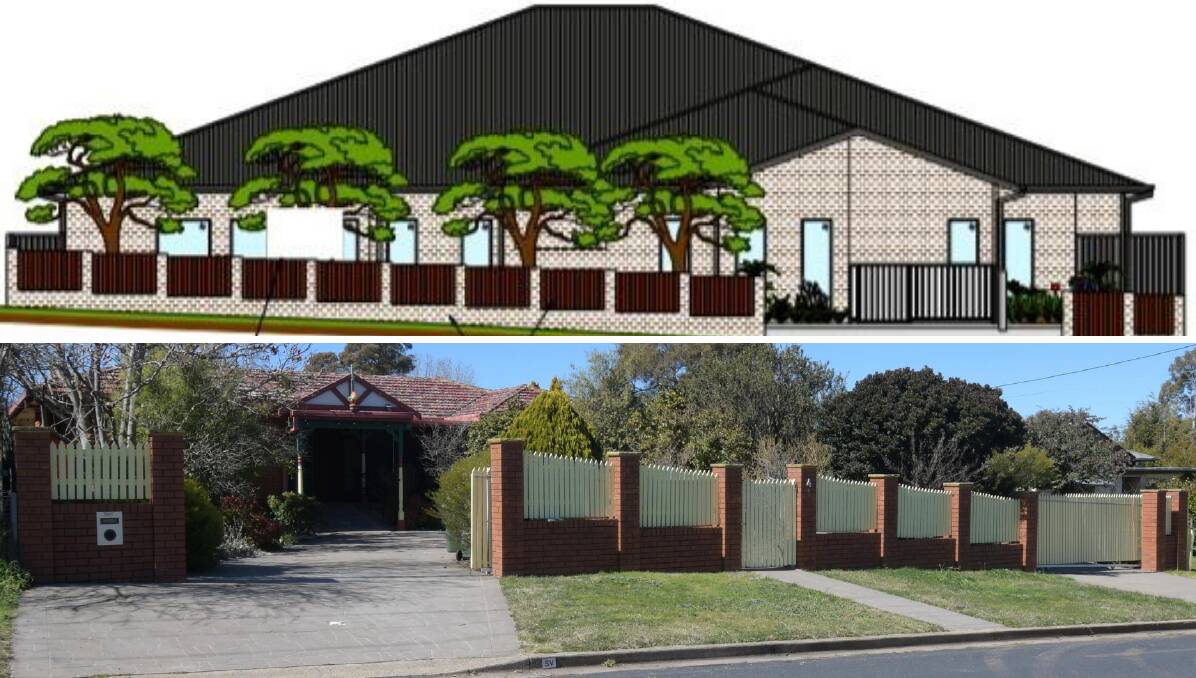 PROPOSAL: How the childcare centre would look at the site where the existing house would be demolished. Photos: JUDE KEOGH/DA