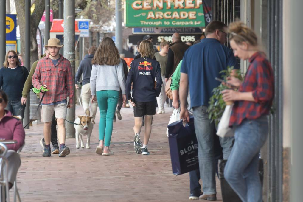 BUSY: Summer Street shops have enjoyed plenty of traffic in the past few months. Photo: JUDE KEOGH