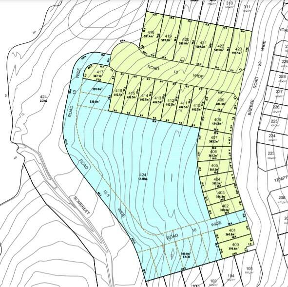 PLANS: Westwinds Estate with the new Stage 4A in green as housing lots and Stage 4B for community housing, a gated estate and its own loop road in blue as shown in the DA.