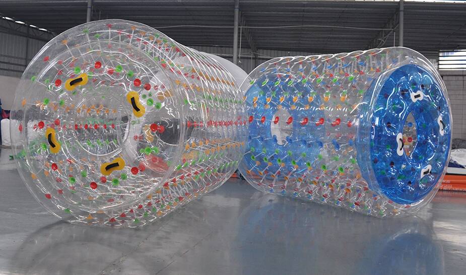 WET AND WILD: Inflatables to be used at the Orange Aquatic Centre.
