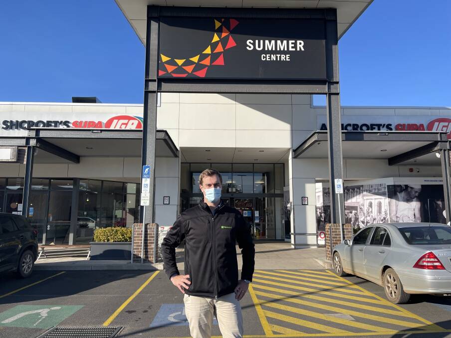 SET TO START: Renascent Australia's regional branch manager Rob Close at the Summer Centre which will soon see a major facelift and new hotel.