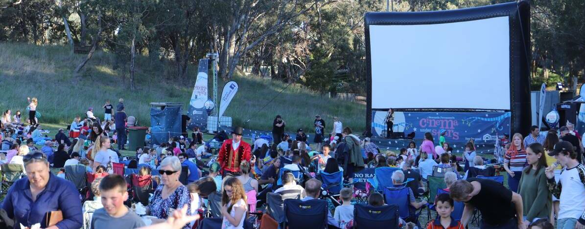 SHOW: Cinema Under the Stars has attracted families to the Botanic Gardens in good weather. Photo: Supplied