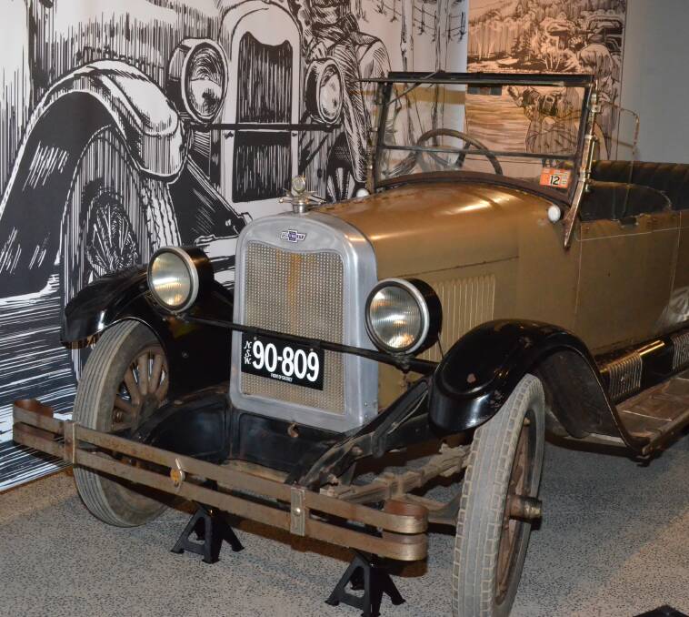 TIME MACHINE: Emma, a 1926 Chevrolet, is a star exhibit at the museum. Photos: DAVID FITZSIMONS