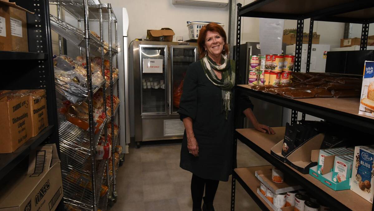 SHORTAGES: Sue Clarke at Foodcare Orange. Photo: JUDE KEOGH