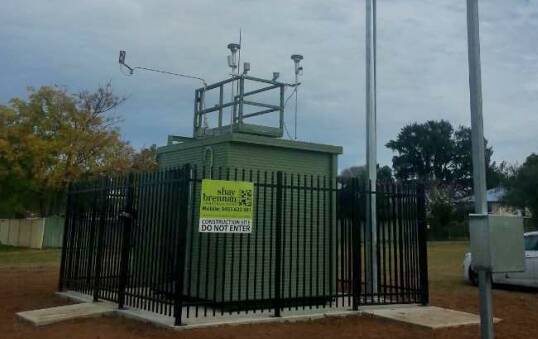 CLEAN AIR: A unit similar to this is to be built at Jaeger Reserve to monitor air pollution levels across Orange. Photo: Supplied
