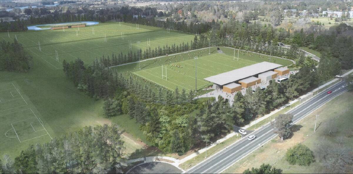 PROPOSED: Sports precinct at Bloomfield.
