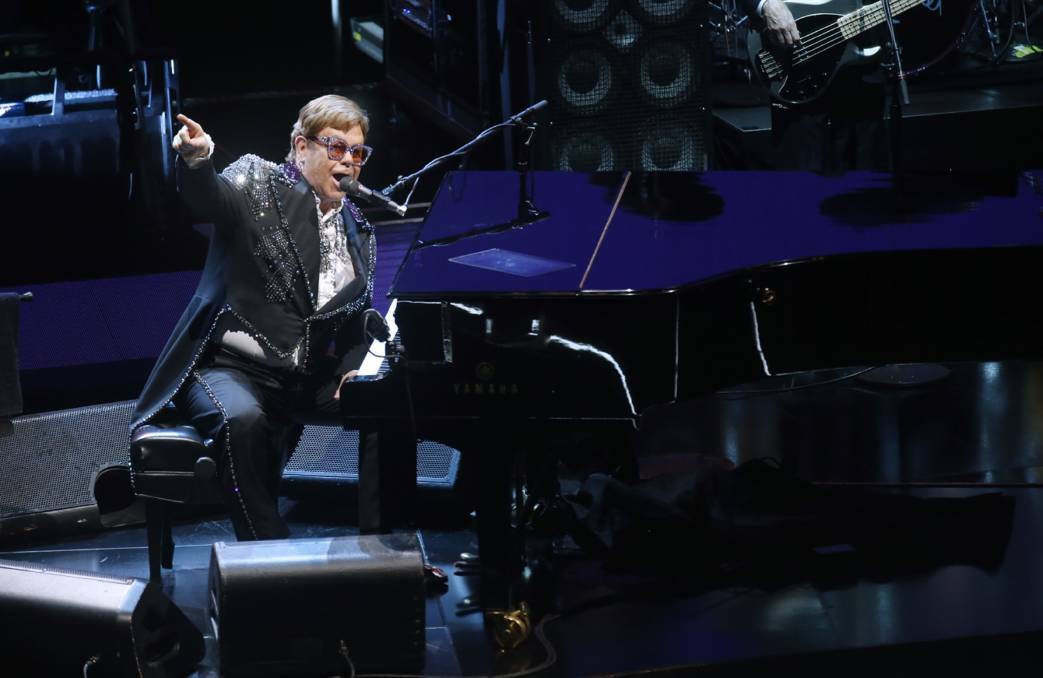 STILL GOING STRONG: Elton John first toured Australia in 1971 and is on his farewell tour 38 years later. Photo: NEWCASTLE HERALD