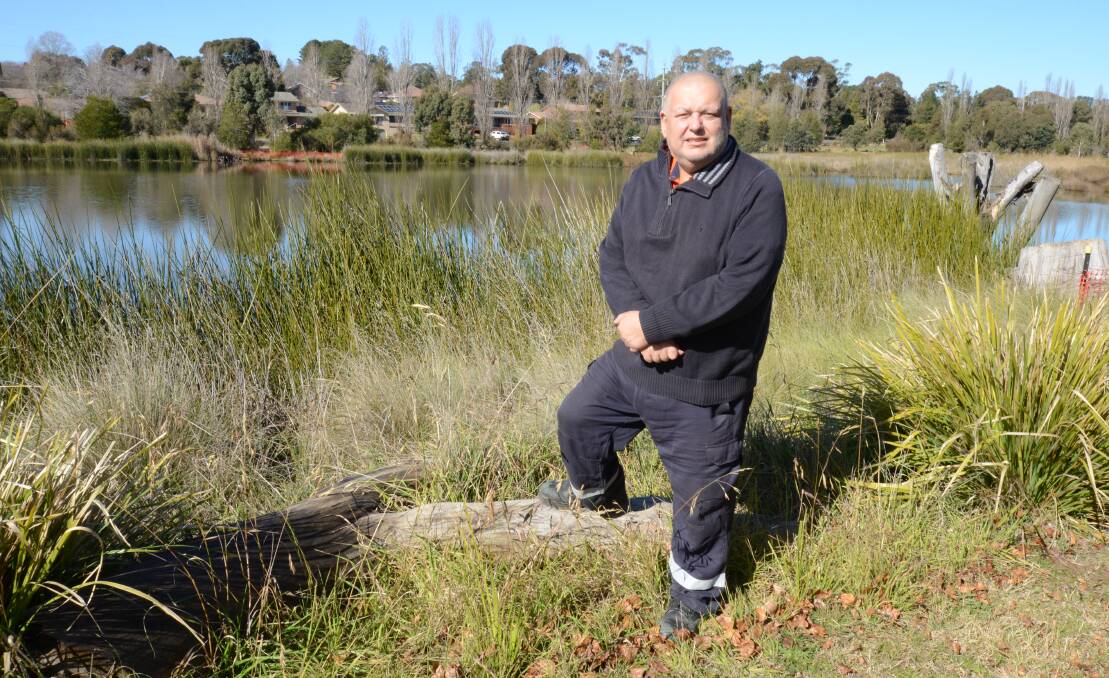 VALE: Cr Mario Previtera campaigned to allow young people to fish at the Ploughmans Wetlands this year. Photo: JUDE KEOGH