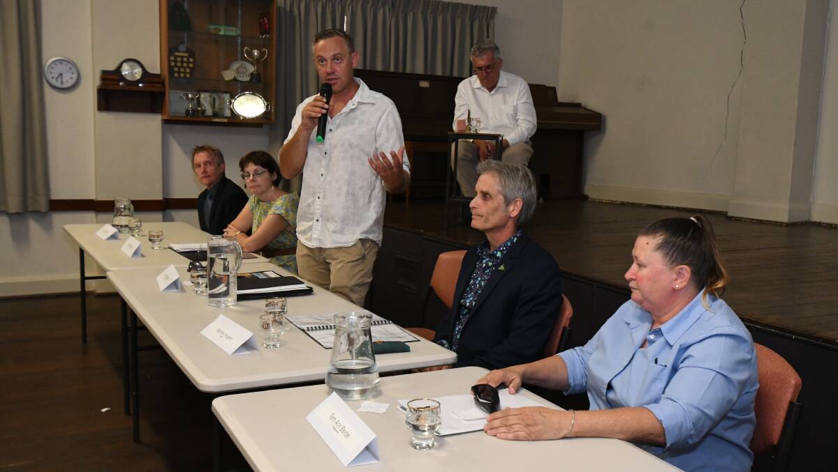 SPEAKING UP: Candidates have addressed three forums across the electorate. Photo: JUDE KEOGH