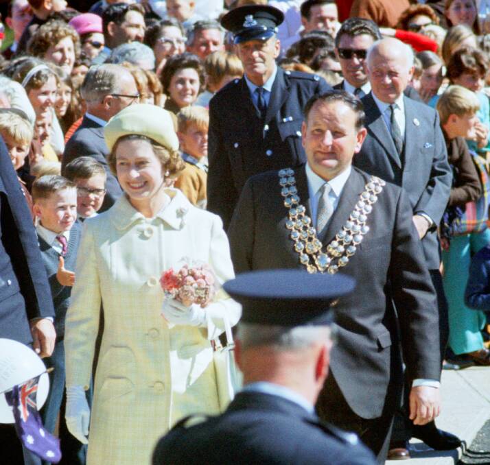 ROYAL DUTY: The Queen's visit to Orange in 1970 was one of the many assignments Denis Gregory covered in Orange.