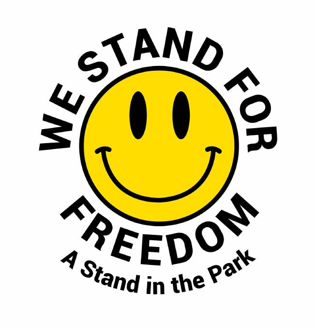 YELLOW: The logo of the A Stand in the Park group.