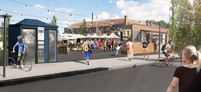 ACTIVE: The car park in McNamara Street will be used for events and markets. Photo: Supplied